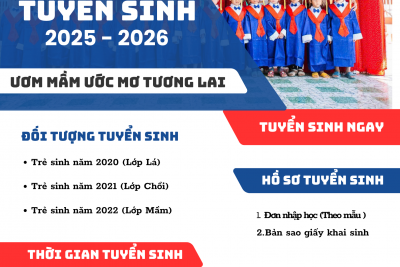 Thông báo tuyển sinh năm học 2025-2026